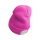 Čepice s čelovkou 180lm, nabíjecí, USB, univerzální velikost, bavlna/PE, růžová
