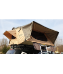 STŘEŠNÍ SKOŘEPINOVÝ AUTOSTAN VARIO 210 CM - PÍSKOVÝ