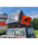 STŘEŠNÍ SKOŘEPINOVÝ AUTOSTAN VARIO 210 CM - PÍSKOVÝ