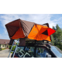 STŘEŠNÍ SKOŘEPINOVÝ AUTOSTAN VARIO 210 CM - PÍSKOVÝ