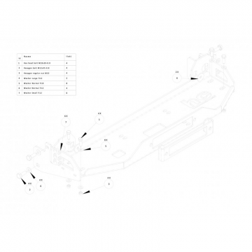 MONTÁŽNÍ PLOTNA POD NAVIJÁK - Toyota Land Cruiser  J150 Prado 2009-2013