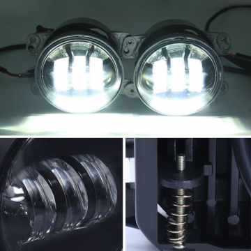 LED mlhové světla 4" 9-16V/30W (pár)  Jeep - Wrangler