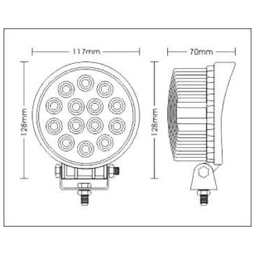  39W PRACOVNÍ LED SVĚTLO 