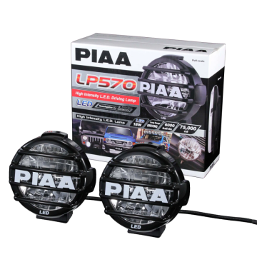 PIAA LP570 přídavné dálkové kulaté LED světlomety o průměru 183 mm / 7", ECE homologace