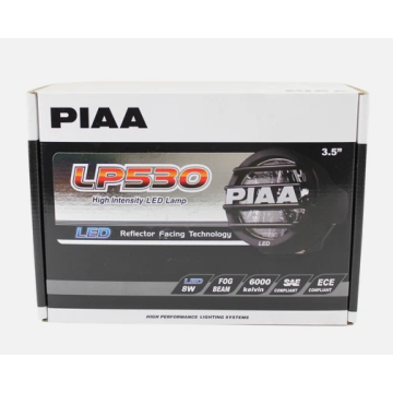 PIAA LP530 přídavné mlhové kulaté LED světlomety o průměru 89 mm / 3,5", ECE homologace