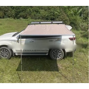 Markýza na auto boční černá/písková 2x2m