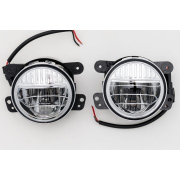 KOMPLETNÍ LED MLHOVÁ SVĚTLA 30W – JEEP WRANGLER JK (2007–2018)