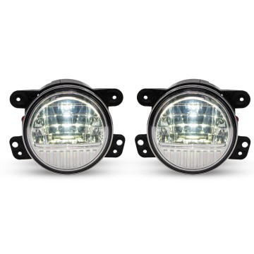 KOMPLETNÍ LED MLHOVÁ SVĚTLA 30W – JEEP WRANGLER JK (2007–2018)