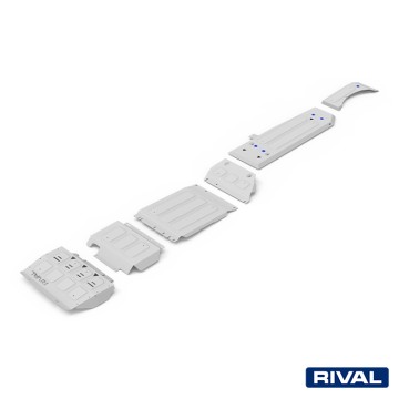 KOMPLETNÍ KRYTÍ PODVOZKU - Ford Ranger T6 / T7 / T8 2012-2022 RIVAL
