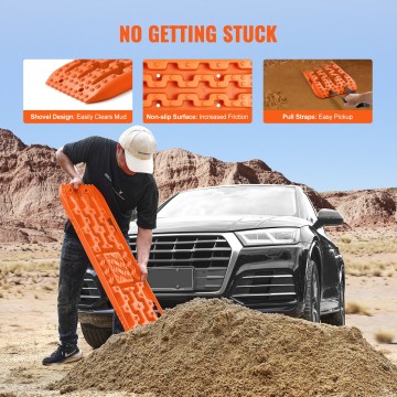 Výjezdové desky VPVOU - oranžové 2ks - wafle