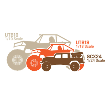 Axial Capra 1.9 4WS 1:10 RTR oranžová - AXI-1543T1