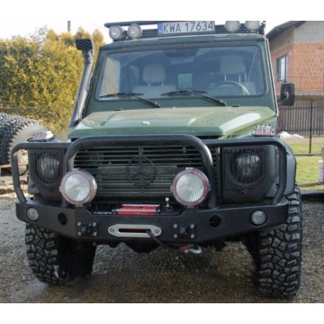 PŘEDNÍ PEVNOSTNÍ NÁRAZNÍK S BULLBAREM - MERCEDES G 461 463 - 1979-2007