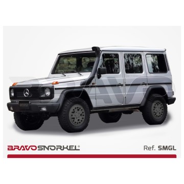 ZVÝŠENÉ SÁNÍ - BRAVO ŠNORCHL - MERCEDES G - LEVÁ STRANA