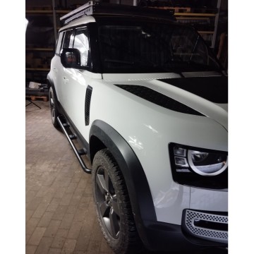 TRUBKOVÉ BOČNÍ NÁŠLAPY HD – ROCK SLIDERS LAND ROVER DEFENDER L663