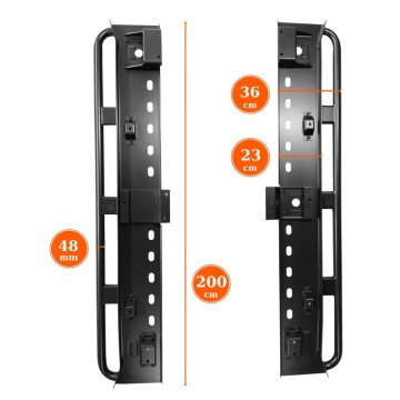 TRUBKOVÉ BOČNÍ NÁŠLAPY HD – ROCK SLIDERS LAND ROVER DEFENDER L663