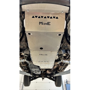 KOMPLETNÍ KRYTÍ PODVOZKU - MITSUBISHI PAJERO IV - HLINÍK - PRO PEVNOSTNÍ NÁRAZNÍK