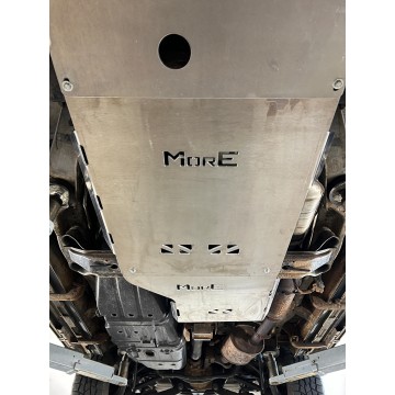 KOMPLETNÍ KRYTÍ PODVOZKU - MITSUBISHI PAJERO IV - HLINÍK - PRO PEVNOSTNÍ NÁRAZNÍK