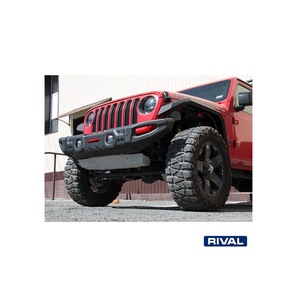 PŘEDNÍ NÁRAZNÍK OCELOVÝ RIVAL - JEEP WRANGLER JK, JL/JLU 2007-2025 PŘEDNÍ NÁRAZNÍK OCELOVÝ RIVAL - JEEP WRANGLER JK, JL/JLU 2007-2025