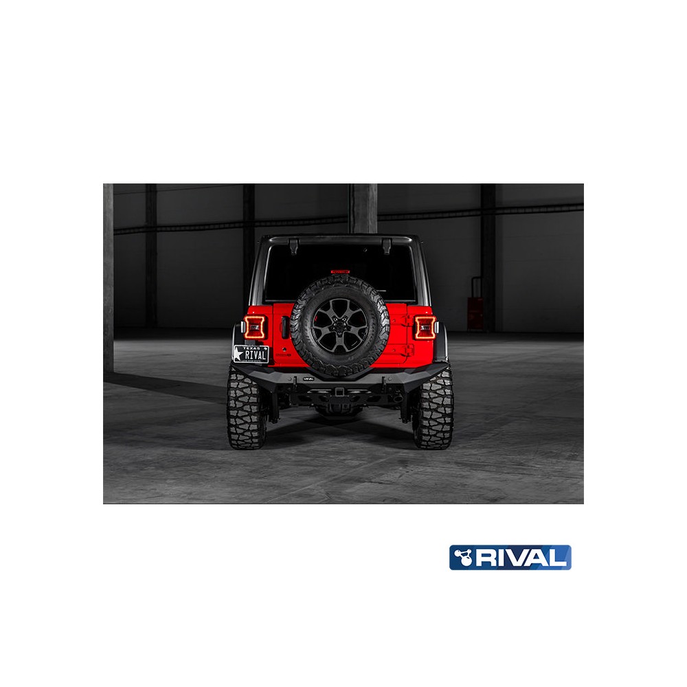 ZADNÍ NÁRAZNÍK HLINÍKOVÝ RIVAL - JEEP WRANGLER JK, JL 2007-2025 ZADNÍ NÁRAZNÍK HLINÍKOVÝ RIVAL - JEEP WRANGLER JK, JL 2007-2025