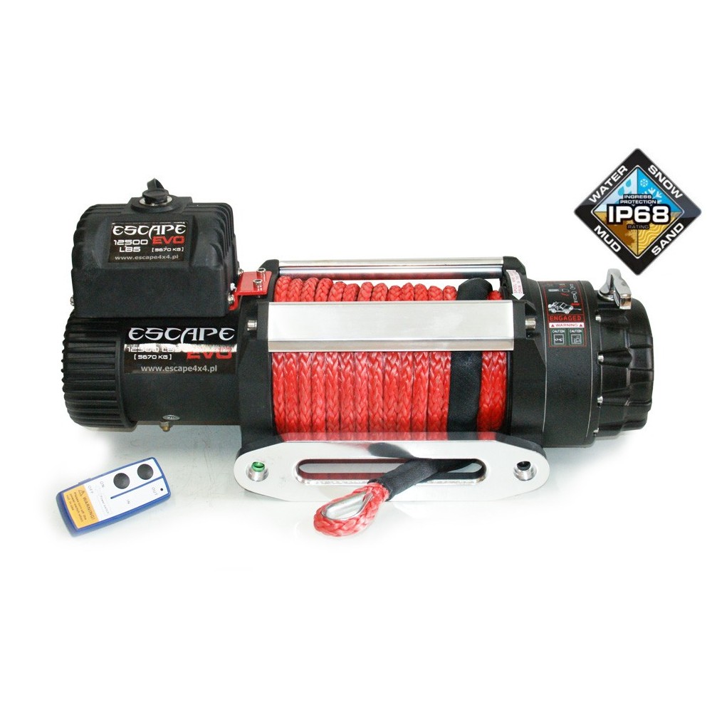 Naviják Escape Evo 12500 lbs [5670 kg] 12V, IP68