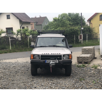 STŘEŠNÍ NOSIČ - ZAHRÁDKA SE SÍŤKOU LAND ROVER - DISCOVERY II