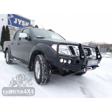 Přední pevnostní nárazník Nissan Navara D40 (05-) s bullbarem