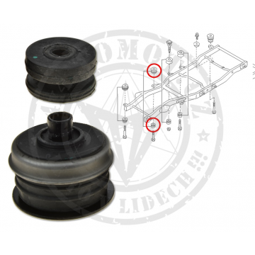 SADA SILENTBLOKŮ KAROSERIE - NISSAN PATROL Y61, GU4 (5DV.)