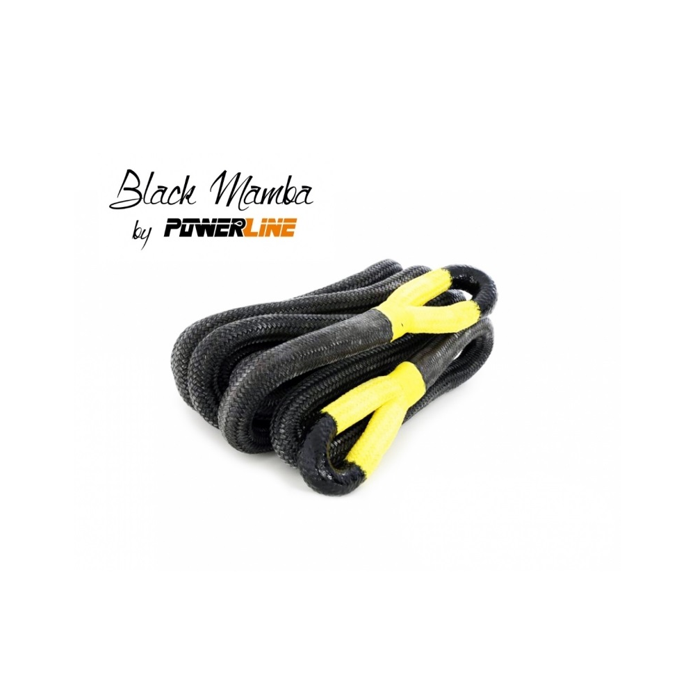 KINETICKÉ LANO - BLACK MAMBA -  8M, 14 600KG - NYLON 66