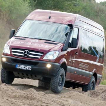 ZVÝŠENÉ SÁNÍ - BRAVO ŠNORCHL - MERCEDES SPRINTER W906 / VW CRAFTER 06-18