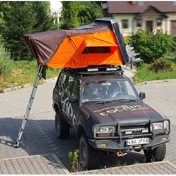 STŘEŠNÍ SKOŘEPINOVÝ AUTOSTAN VARIO 210 CM - ZELENÝ