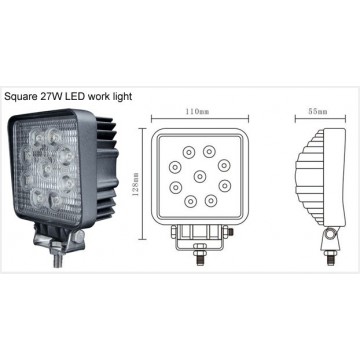  27W PRACOVNÍ LED SVĚTLO ROZPTYLNÉ 