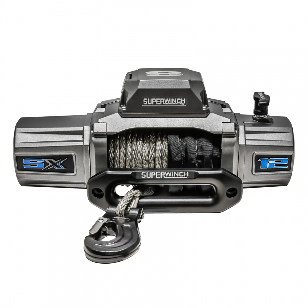 Superwinch SX12SR 12V - Syntetické lano, dálkové ovládání